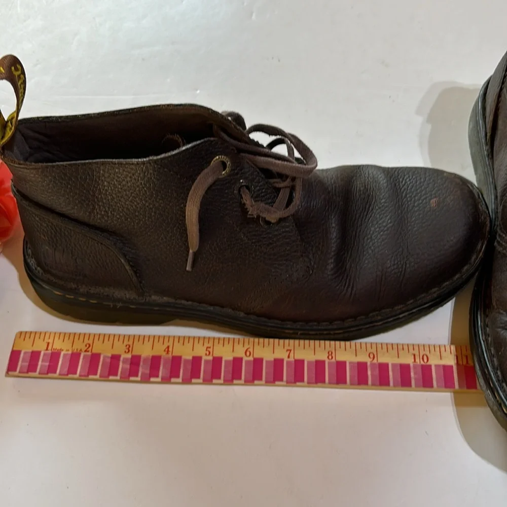 Doc MARTENS Chukka boots SUSSEX Size 9 BROWN 90s grunge boots 1800s men’s boots
